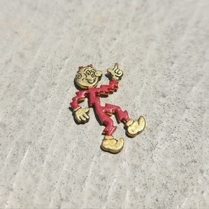 Vintage 1970's Reddy Kilowatt Alabama  Power Co. Mascot Pendant/Pin Front